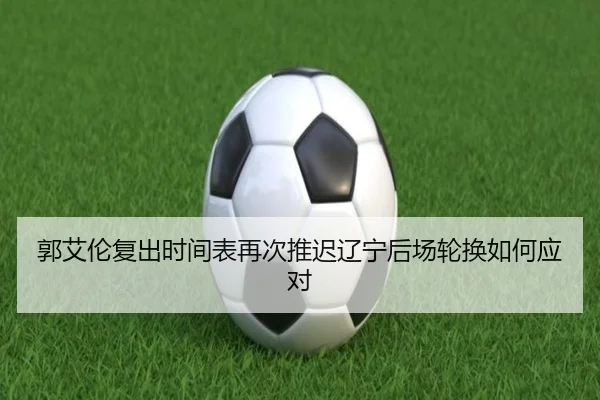 郭艾伦复出时间表再次推迟辽宁后场轮换如何应对